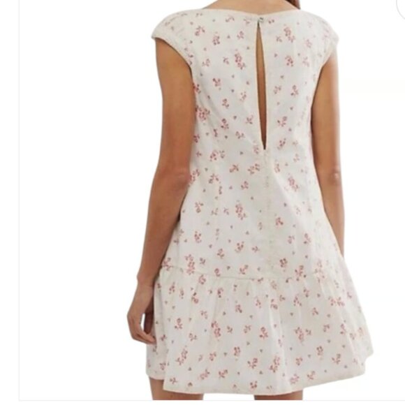 Nwot- Free People Beasley Mini Dress- size Large - Picture 3 of 6